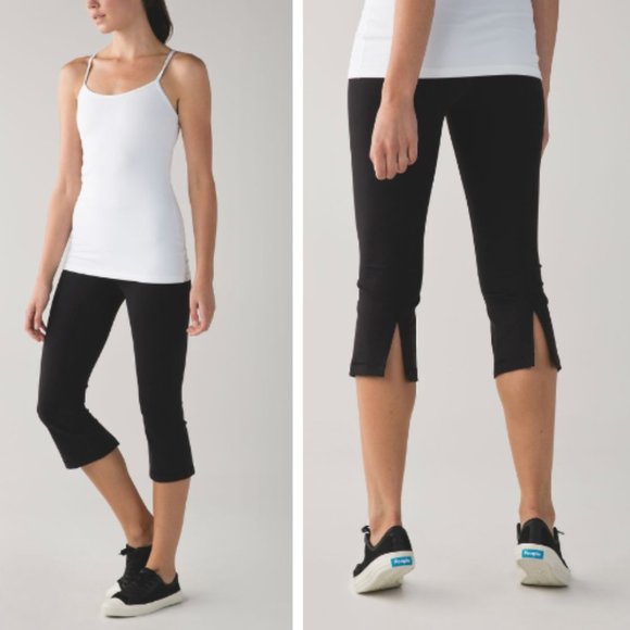 Lululemon Gather & Crow Crop II Capri Leggings in Black - Picture 1 of 8